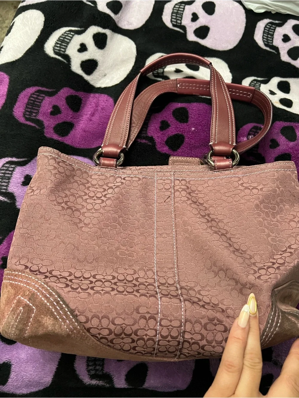 Coach mauve soho bag - Picture 3 of 5